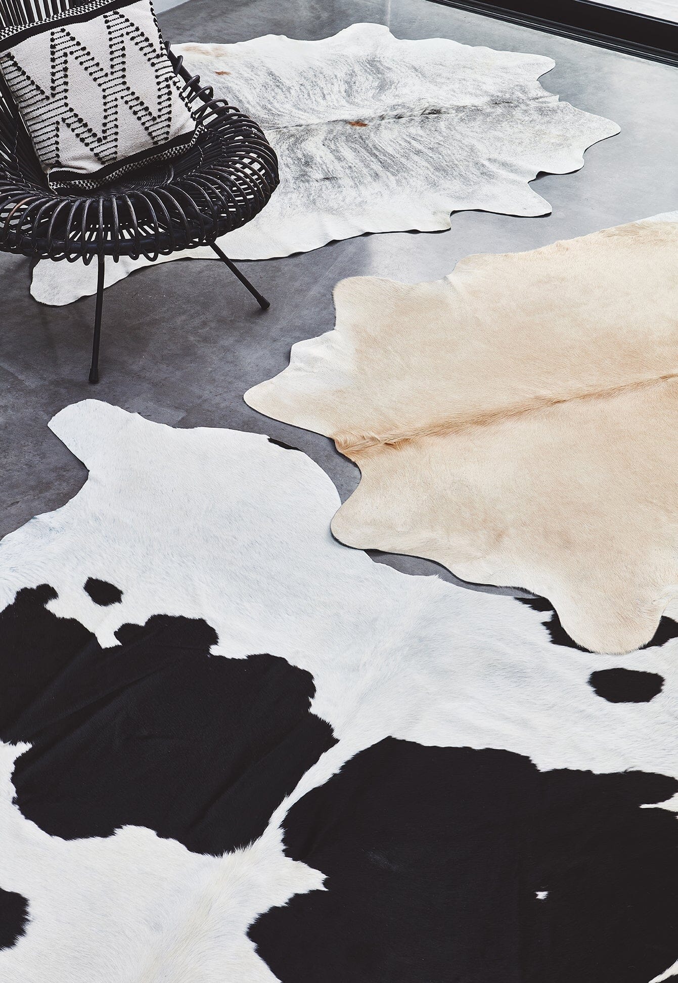 Rodeo Cowhide Rug Exotic Light