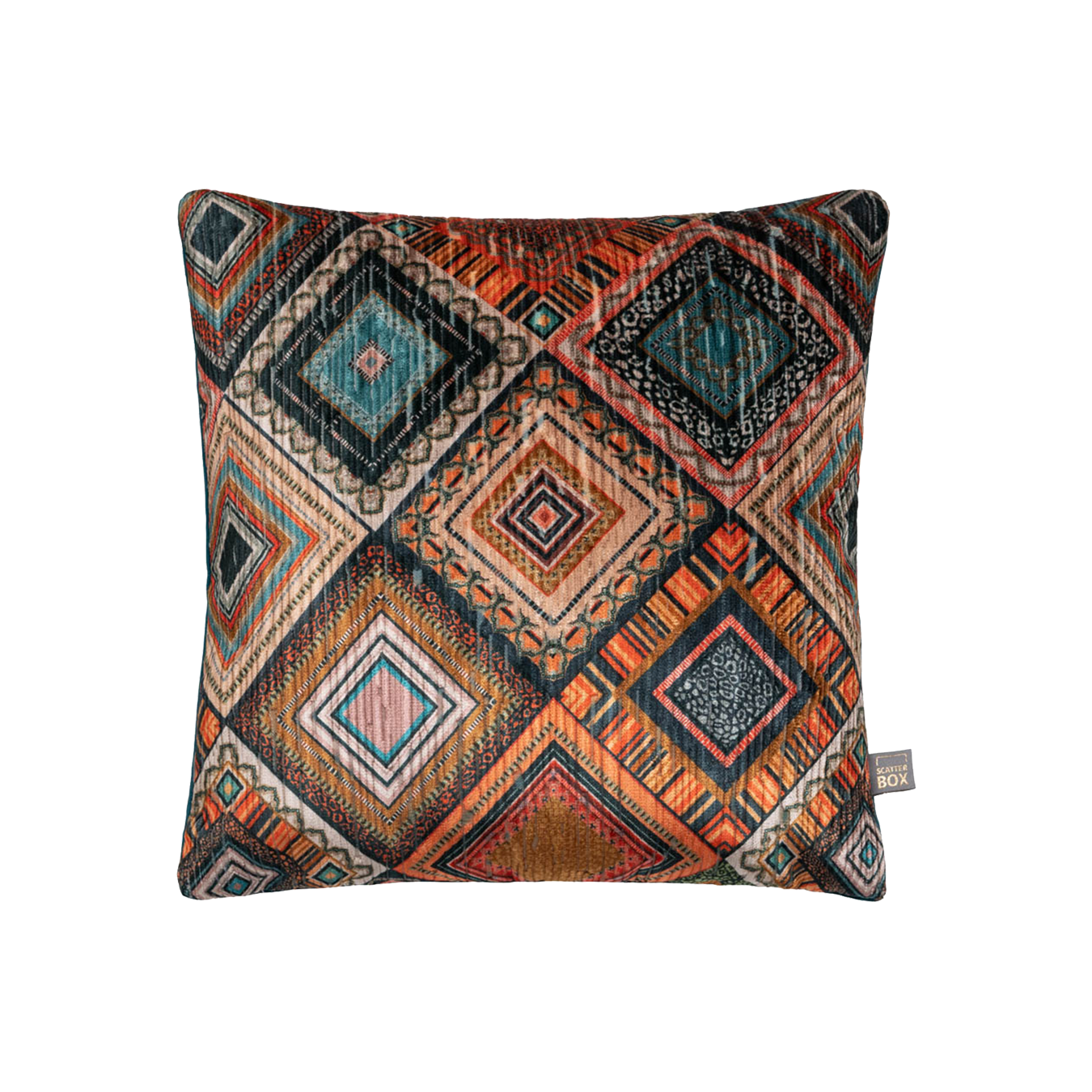 Rio Teal / Orange 43 x 43