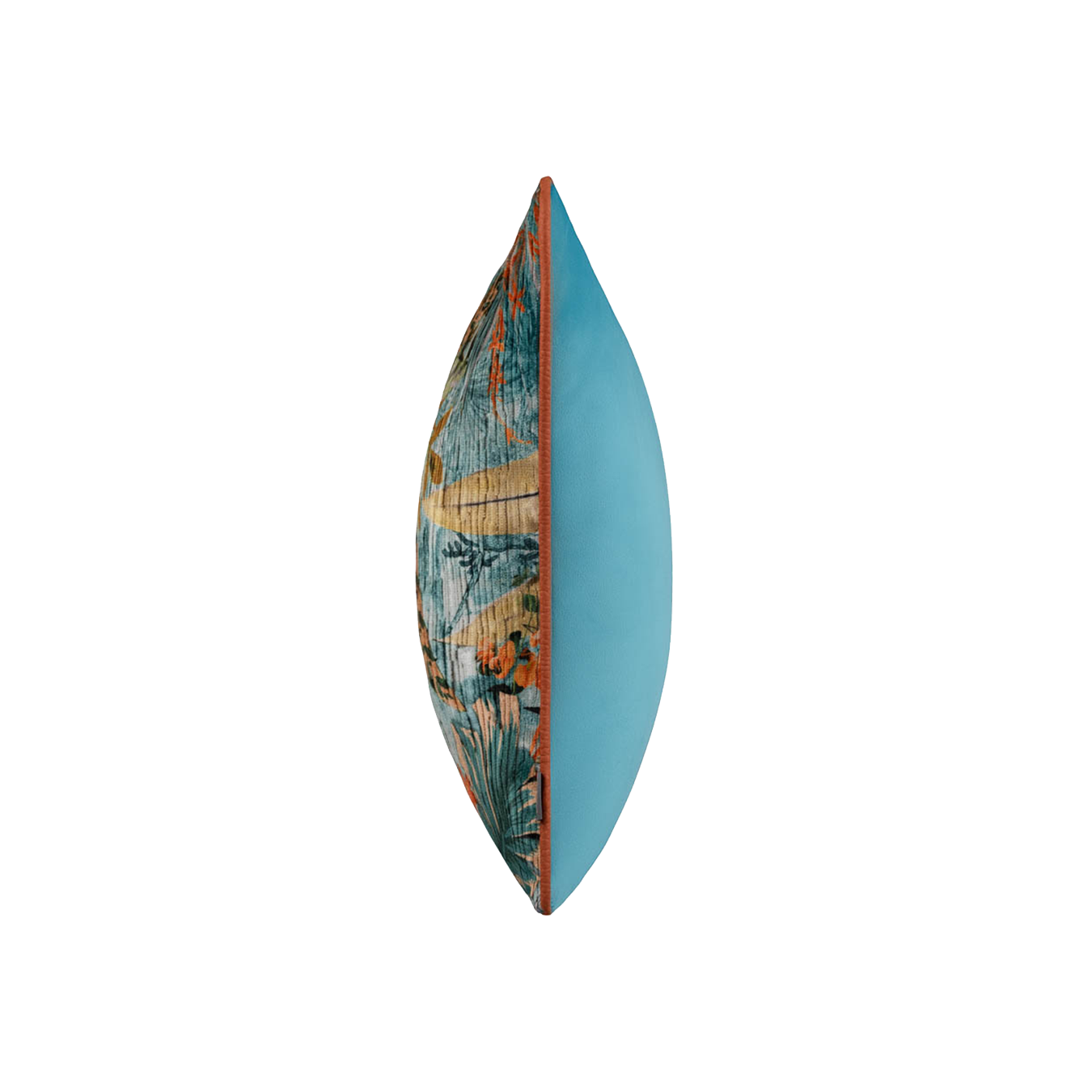 Aruba Aqua / Orange 58 x 58