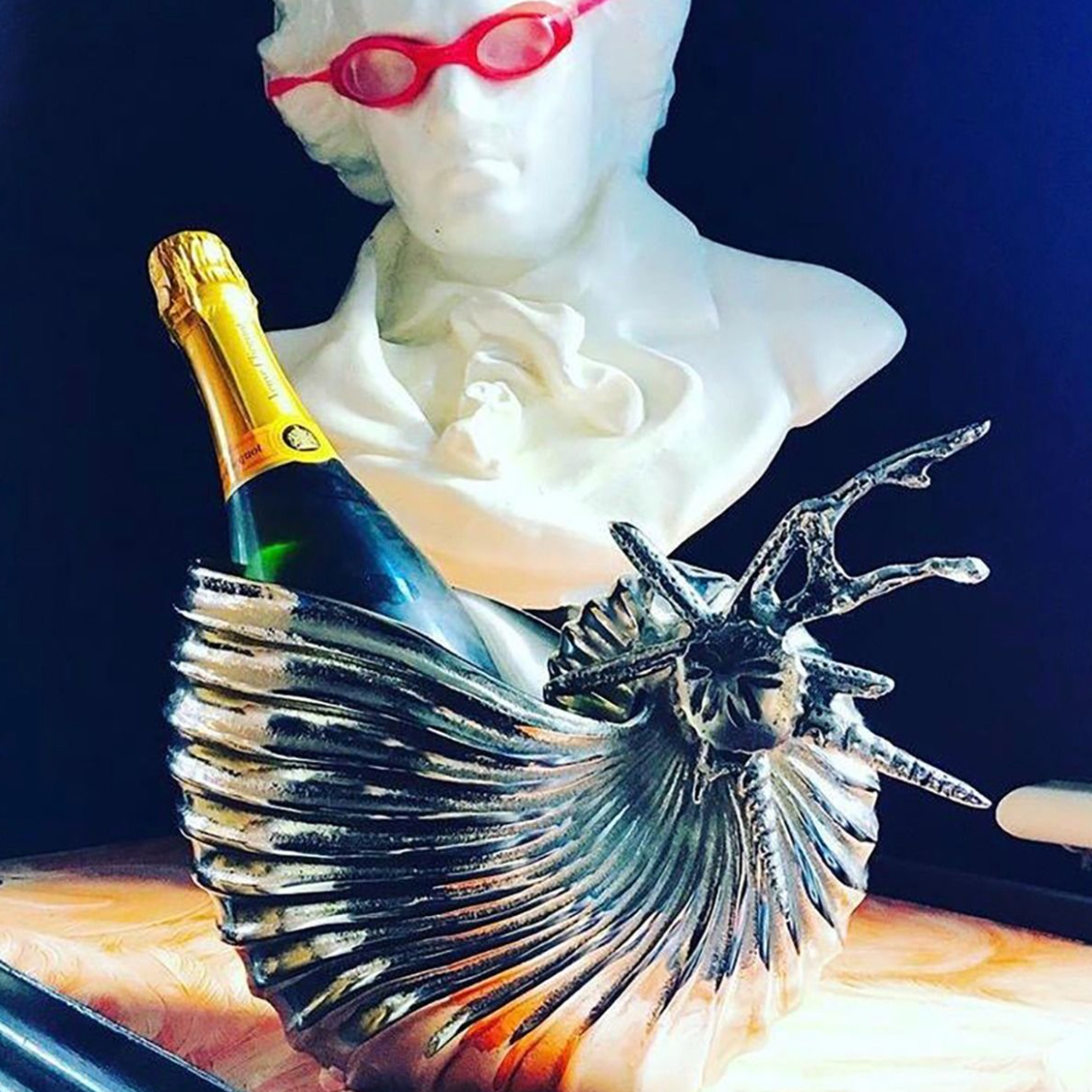 Large Seashore Shell Drinks Holder