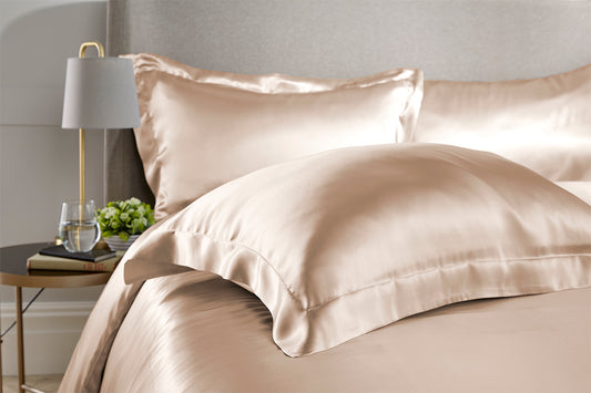 100% Silk Pair Standard Pillowcase Pink