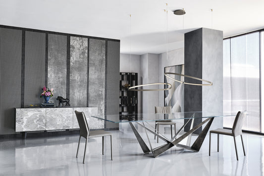 Skorpio Glass | Large Base Clear Glass