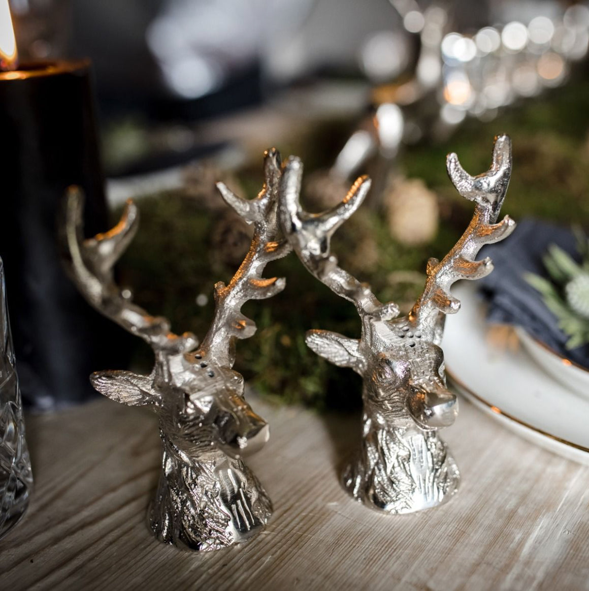 Stag Head Salt & Pepper Set