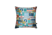 Terraza Teal Cushion