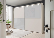 Bermuda II Sliding Wardrobe Glass White 250cm