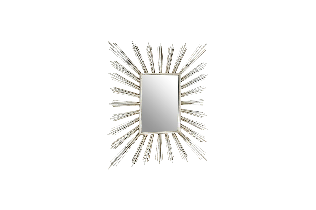 Zaria Burst Silver Mirror