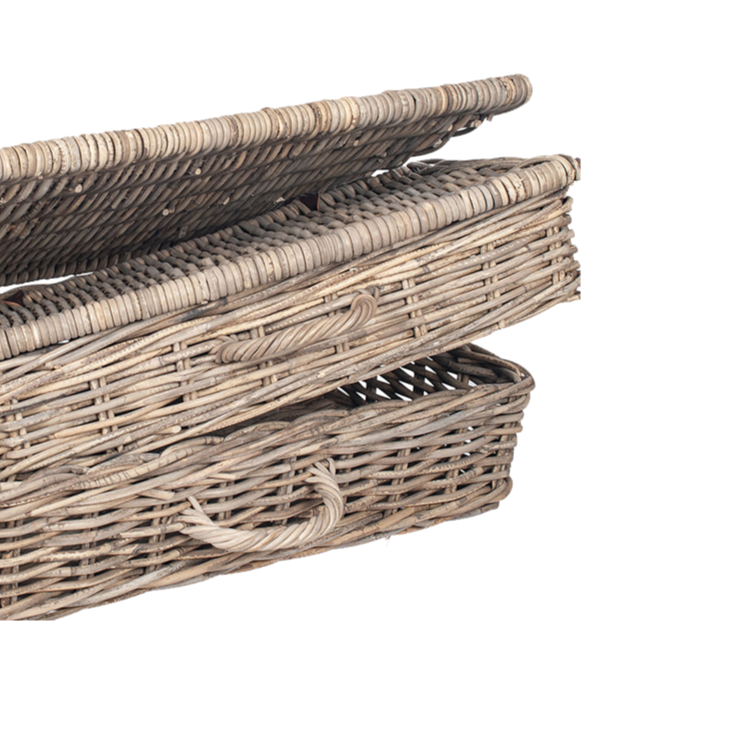 Grey Kubu S/2 Rectangle Underbed Storage