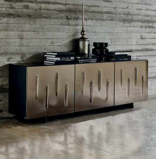 Carnaby Mirrored Sideboard With Mirrored Top