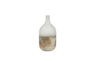 White Wash Glass Vase